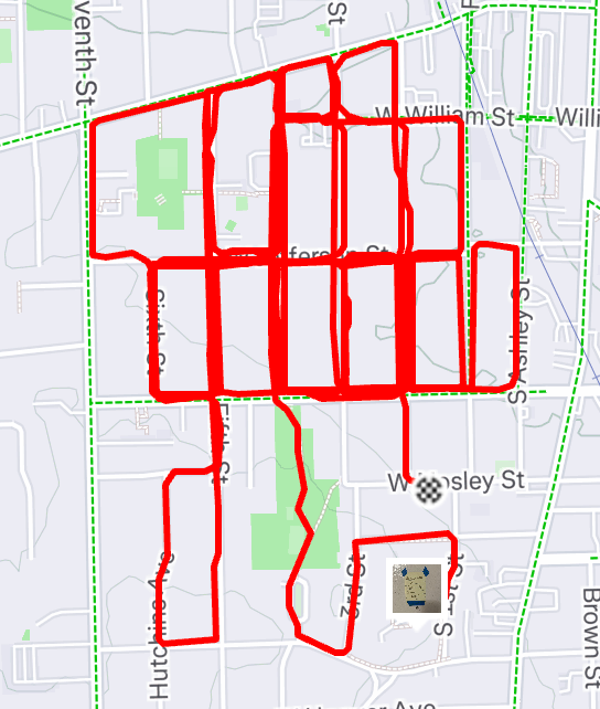 A very local 10 mile run